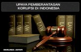 UPAYA PEMBERANTASAN KORUPSI DI INDONESIA
