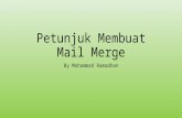 Petunjuk membuat mail merge