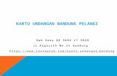 Kartu Undangan Bandung