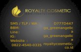 Slide show royalty cosmetic