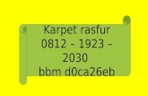 PROMO!! 0812-1923-2030 (TSEL)  Jual KARPET RASFUR, Promo Pengajian KARPET RASFUR makassar