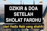 Dzikir & Doa Setelah Sholat Fardhu (PDF)