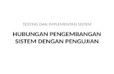 Testing dan implemetasi sistem 2