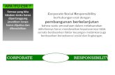 Prinsip dasar CSR (Corporate Social Responsibility)