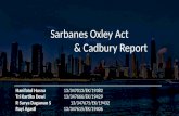 Presentasi sox dan cadburry report