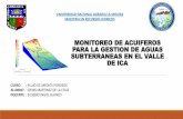 Monitoreo de acuiferos para la gestion de aguas subterraneas