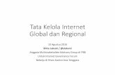 Tata Kelola Internet, Global dan Regional
