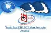 Cara Installasi & Konfigurasi dan Pengertian FTP, NTP, dan Remote Access di Linux Debian (How to installation & configure FTP, NTP, and remote access in Linux Debian)