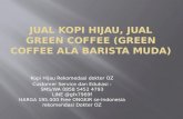 Jual kopi hijau bromo untuk diet murah sms wa 0858 5452 4793
