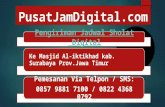 Pengiriman jadwal sholat digital ke masjid al ittikhad kab. surabaya prov.jawa timur