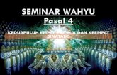 Seminar Wahyu pasal 4