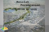 Masalah Perencanaan Kecamatan Mataram 2016