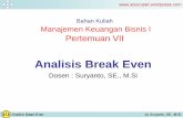 Analisis break-even
