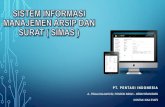 Presentasi SIMAS - Sistem Informasi Manajemen Arsip dan Surat