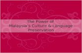 malaysia's culture & language preservation
