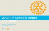 Rotary WASH in Schools Target Challenge