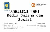 Analisis Teks Media Sosial dan Online