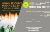 Hrm in changing organizational contexts