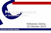 Management of document control