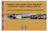 DAMPAK KEBIJAKAN UPAH MINIMUM KASUS …siteresources.worldbank.org/INTTIMORLESTE/Resources/Minimum_Wage...determinan-determinan lain yang berkaitan dengan lingkungan ... Hidup Timor