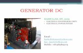 GENERATOR DC - file.upi. · PDF filePRINSIP KERJA GENERATOR •Pembangkitan tegangan induksi oleh sebuah generator diperoleh melalui dua cara: • dengan menggunakan cincin-seret,