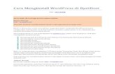 Cara Menginstall WordPress di ByetHost · PDF fileCara Membuat Web Affiliasi dengan WordPress . Cara Mempromosikan Blog . Selain itu, anda juga akan mendapatkan 2 CD berisi aneka Themes
