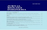 ISSN 0854-4425 JURNAL BIOLOGI INDONESIA · PDF filekualitas DNA. Analisis RAPD Analisis RAPD yang dilakukan pada studi ini mengikuti protokol William et al. (1990) dengan menggunakan