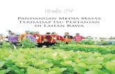Pandangan Media Massa Terhadap Isu Pertanian di Lahan · PDF filekacang hijau, ubi kayu, ubi jalar, ... lahan rawa juga dapat diandalkan dalam rangka ... “Saya bertani di lahan rawa