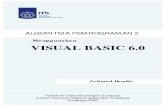 Menggunakan VISUAL BASIC 6 - X-Math · PDF fileorang yang baru belajar membuat program. Hal ini lebih mudah lagi setelah hadirnya Microsoft Visual Basic, ... graphic user interface