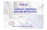 BAB III KONSEP PENTING DALAM INVESTASI - BERANDAtumpalmanik.com/gallery/3 konsep penting dalam investasi.pdf · 1 KONSEP PENTING DALAM INVESTASI BAB III ... investasi Pengertian Return