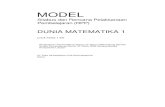 MODEL - P4MRI STKIP Garut | Pusat Penelitian dan Pengembangan Pendidikan Matematika ... · PDF file · 2010-11-05Silabus dan Rencana Pelaksanaan Pembelajaran (RPP) ... 6 jam Dunia