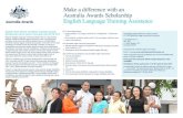 Flyer English Language Training Assistance - Australia Awards ELTA NTB round 2... · kemahiran bahasa Inggris di bawah persyaratan ... lingkungan akademik maupun dalam konteks sosial