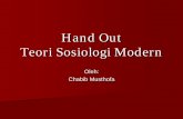 Hand Out Teori Sosiologi Modern - Sosiologi Fisipol UGMsosiologi.fisipol.ugm.ac.id/main/wp-content/uploads/2013/12/hand... · Paradigma sosiologi mengacu pada pengertian ... diterbitkannya
