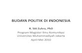 BUDAYA POLITIK DI INDONESIA (RSZ) - DocumentStoredocumentstore.weebly.com/uploads/4/2/2/7/4227221/budaya_politik_di... · Pengertian Budaya Politik ... masyarakat, termasukpola-poladankecenderungan