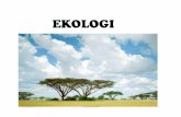 EKOLOGI -   · PDF file• ilmu ekologi pada dasarnya menjelaskan hubungan antara organisme -tumbuhan maupun hewan- dengan lingkungannya. sifat setiap benda hidup dimengerti dari