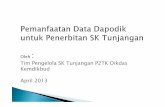 Nama -   · PDF filePengusulan SK TP untuk Pengawas dilakukan melalui aplikasi Tunjangan oleh operator Dinas Pendidikan Kab/Kota (sudin)
