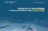 KATALOG & KALENDER Program Pelatihan Tahun 2018 · PDF fileTeknik Presentasi dan Komunikasi Audit ... Psikologi dan Teknik Komunikasi Audit (WS-38) C. IN-HOUSE TRAINING 4 5 Manajemen
