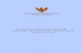 UNDANG-UNDANG DASAR NEGARA REPUBLIK INDONESIA · PDF fileDan perjuangan pergerakan kemerdekaan Indonesia telah sampailah kepada ... dalam masa jabatannya, ia diganti oleh Wakil Presiden