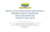BANDUNG 2014ppid.bandung.go.id/...SETDA_Kota_Bandung_2013-2018.pdf · stakeholder Kota Bandung dalam rangka penyusunan Rencana Strategis ... proses perumusan dan penyusunannya ...