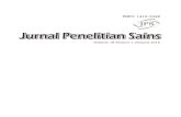 JPS e Jurnal Penelitian Sains Jurnal Penelitian Sains ... · PDF fileJurnal Penelitian Sains Volume 18 Nomor 1 Januari 2016 ... box, mikroskop, papan untuk bedah, petri disk, pH meter,