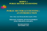 Modul Public Sector Accounting - Muhariefeffendi's Website · PDF fileAkuntansi sektor publik memiliki kaitan yang erat dengan penerapan dan ... Sosiologi masyarakat 5. Karakteristik