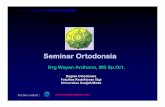 Seminar Ortodonsia 2011.ppt - · PDF fileTIK • Setelah ... UJIAN MID SEMESTER ... • Uji khi b 50 it l ji Ujian akhir berupa 50 item soal ujian pilihan ganda • Materi dari semua