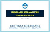 PEMBAHASAN KEBIJAKAN USBN · PDF fileSoal disusun oleh KKG/KKM (100%) / tingkat Kecamatan ... Soal untuk SMK disusun oleh Sekolah /MGMP (100%) ... 4 Bahasa Indonesia * 5 Bahasa Inggris