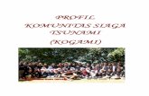 PROFIL KOMUNITAS SIAGA TSUNAMI (KOGAMI) · PDF fileCara menyelamatkan diri di saat ... • Seminar sosialisasi draft pedoman dan silabus pengintegrasian Penanggulangan Bencana Provinsi