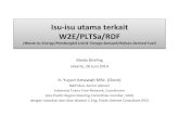 Isu-isu utama terkait W2E/PLTSa/RDFsetopbakarsampah.weebly.com/uploads/9/7/4/8/9748663/1_wte_for... · Isu-isu utama terkait W2E/PLTSa/RDF (Waste-to-Energy/Pembangkit Listrik Tenaga