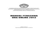 MANUAL PENGGUNA UKG ONLINE 2013 · PDF file- Instalasi Paket Soal - Instalasi Aplikasi Pelaksana ... Manual uKG Online server lokal b) Download soal ujian dari server pusat ke server