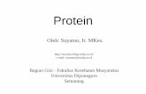 Imu Gizi - Protein - · PDF fileterdapat pada asam amino paling ... Tempe Tahu Daging sapi Ayam ... • Mutu protein ditentukan oleh jenis dan proporsi asam amino yang dikandungnya