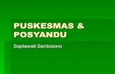 PUSKESMAS & POSYANDU - Website Staff UIstaff.ui.ac.id/.../saptawati.bardosono/material/puskesmasposyandu.pdf · Puskesmas program: What are the minimal activities to meet its ...