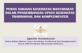 PERAN SARJANA KESEHATAN MASYARAKAT DALAM …kebijakankesehatanindonesia.net/v13/images/2013/9/Konas/c3 ibu... · tenaga kesehatan yang memiliki peran strategis dalam pembangunan kesehatan.