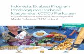 Indonesia: Evaluasi Program Pembangunan Berbasis ...psflibrary.org/catalog/repository/Catatan Kebijakan_Evaluasi... · nasional untuk jangka menengah dan panjang yang disebabkan oleh